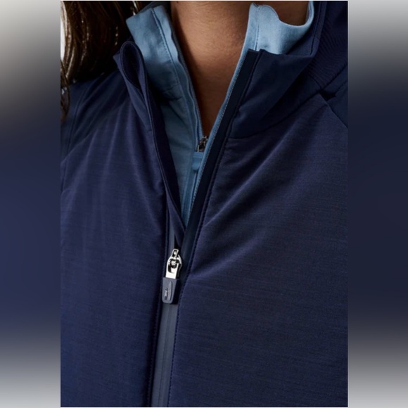 johnnie-O Navy Victoria Performance Mixed Media Vest XL NWT - Picture 5 of 15